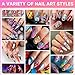 12 Colors Nail Art Pens Set, Nail Art Markers Nail Polish Pens Quick Dry, Graffiti Dotting Pen Drawing Painting Liner Pen Metal Tip for DIY Nail Art Beauty Adorn Manicure Home Salon, Adult Kids
