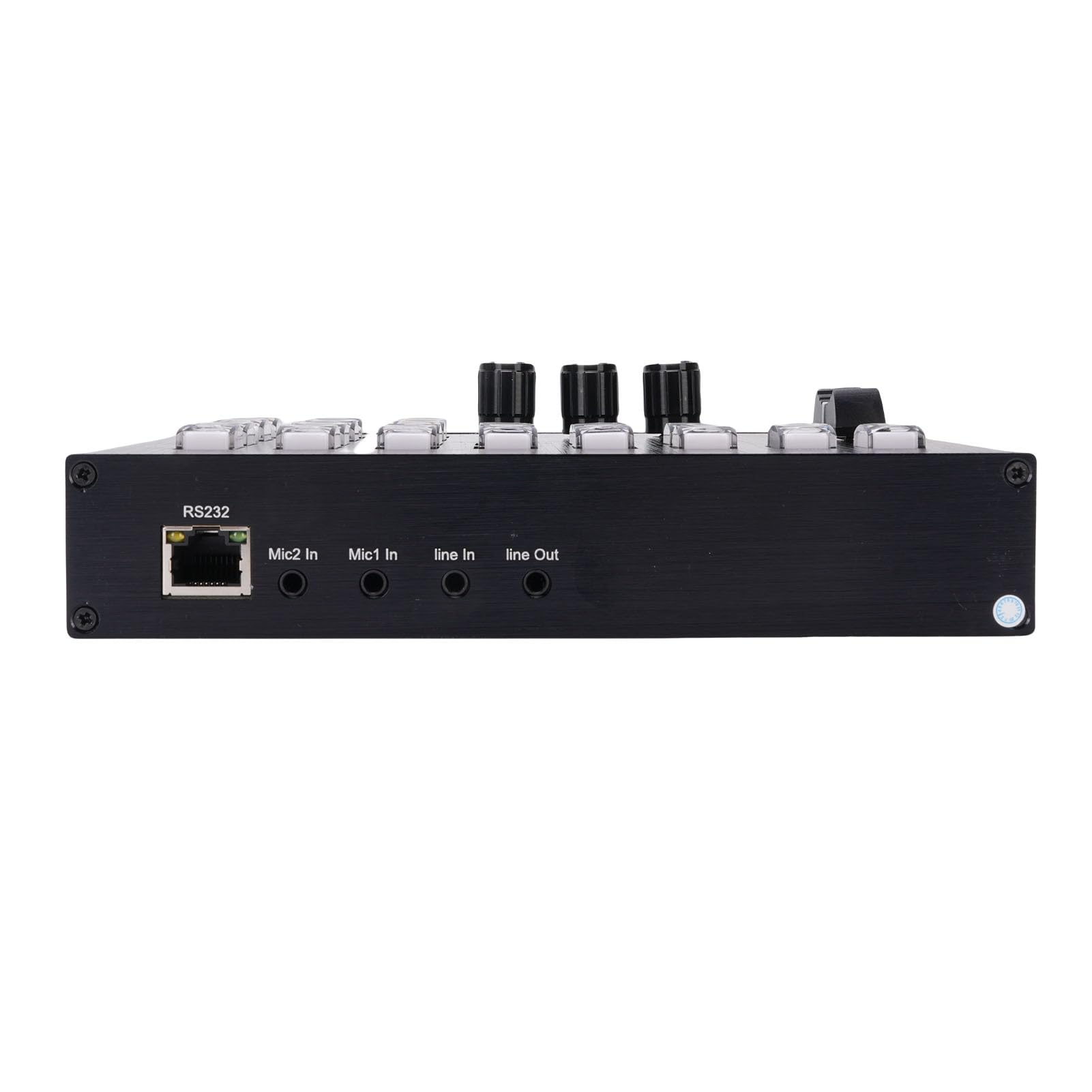 Mezclador de Video HD Stithing Live Streaming Control de Zona Eficiente para Programas de Televisión de Transmisión Actividades Educativas Material de Metal (Enchufe de la UE)