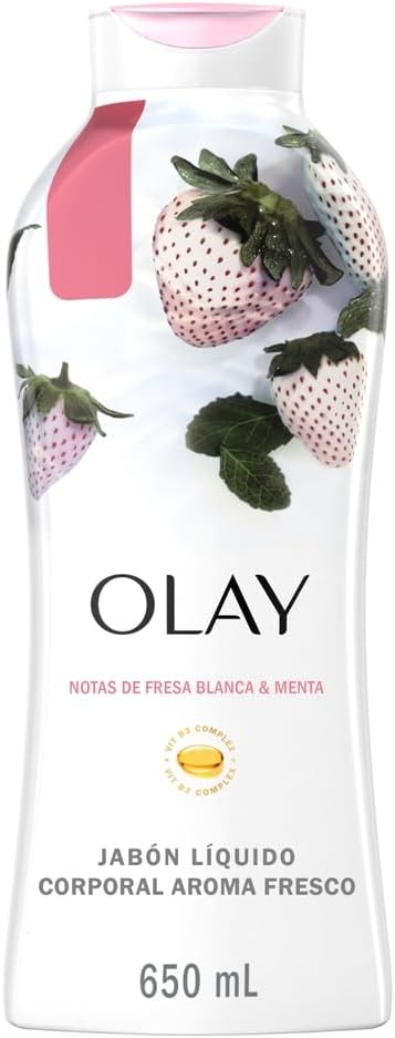 Fresh Outlast Cooling White Strawberry & Mint Body Wash, 650 ml/22 oz