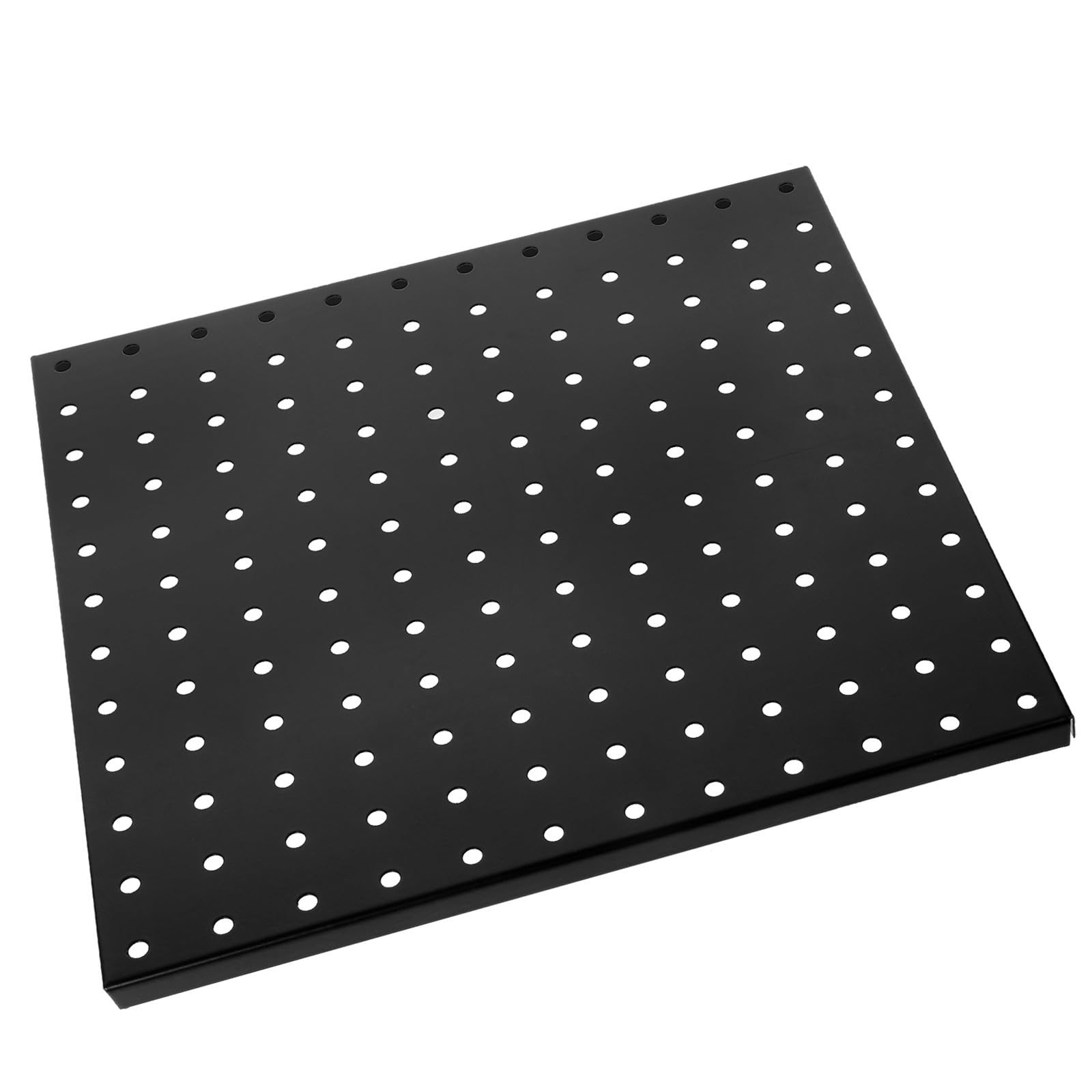 Panel de Tablero Perforado de Hierro Negro TEHAUX para Almacenamiento de Herramientas en Garaje