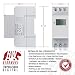 Bearware - Interruptor eléctrico - Temporizador Digital para Carril DIN en Cuadros...