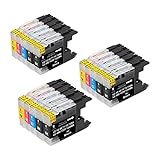 Compatibles Impresoras :(Non-OEM )Reemplazo para Brother MFC J280W, MFC J430W, MFC J625DW, MFC J825DW,MFC J5910dw, MFC J6510DW, MFC J6710DW, MFC J6910DW,DCP J525W, DCP J725DW, DCP J925DW