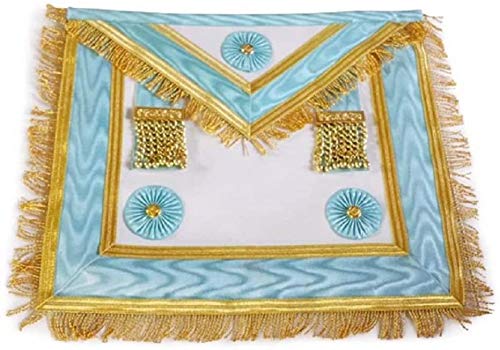 Tablier Master Mason franges dorées cadeau idéal pour élévation Maître - 3