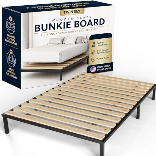 Treaton 0.68-Inch Horizontal Wooden Bunkie Board/Bed Slats 72 x 39 Beige