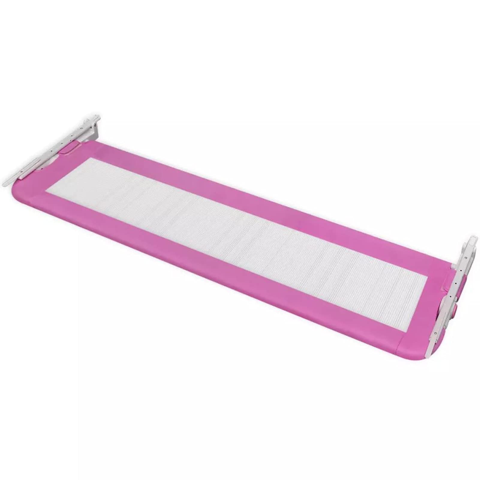 Barandilla de Seguridad Cama de 150x42 cm Rosa, Barrera Seguridad Cama, Barandilla Cama Adulto para Bebe, Valla Cama N,Protector Pared Cama