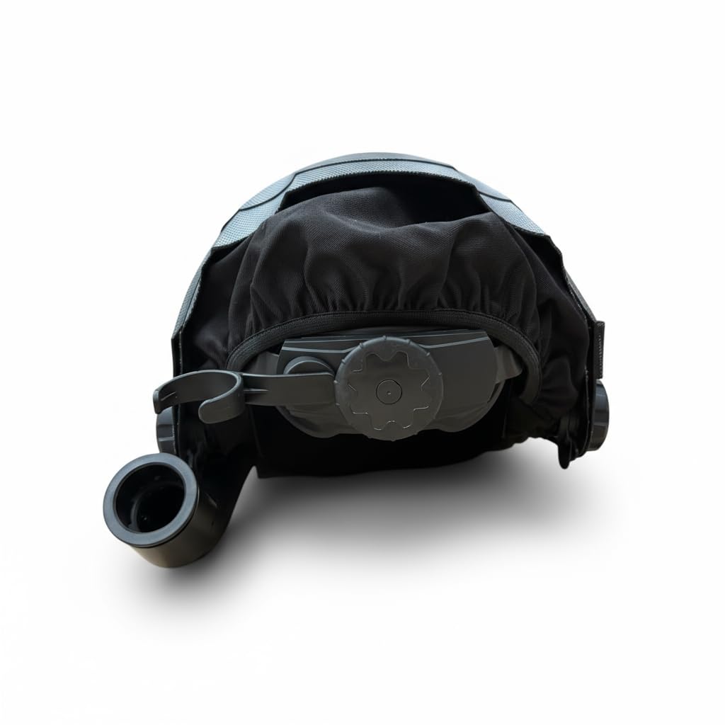 Solter HELLMET R-35 FLOW FLIP-UP – Careta de soldadura automática profesional con ventilación PAPR TH3P, visor abatible Flip-Up y filtro DIN 4-8/9-13 para máxima protección, confort y rendimiento