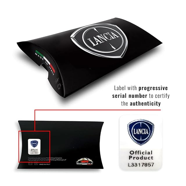 Foto 4 de 4 de Lancia 21267 Llavero HF Oficial de Metal, 40 mm