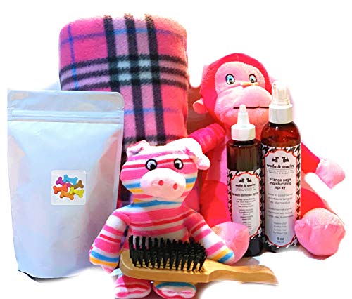 Wolfe & Sparky Boxed Deluxe Pink Dog Gift Set...
