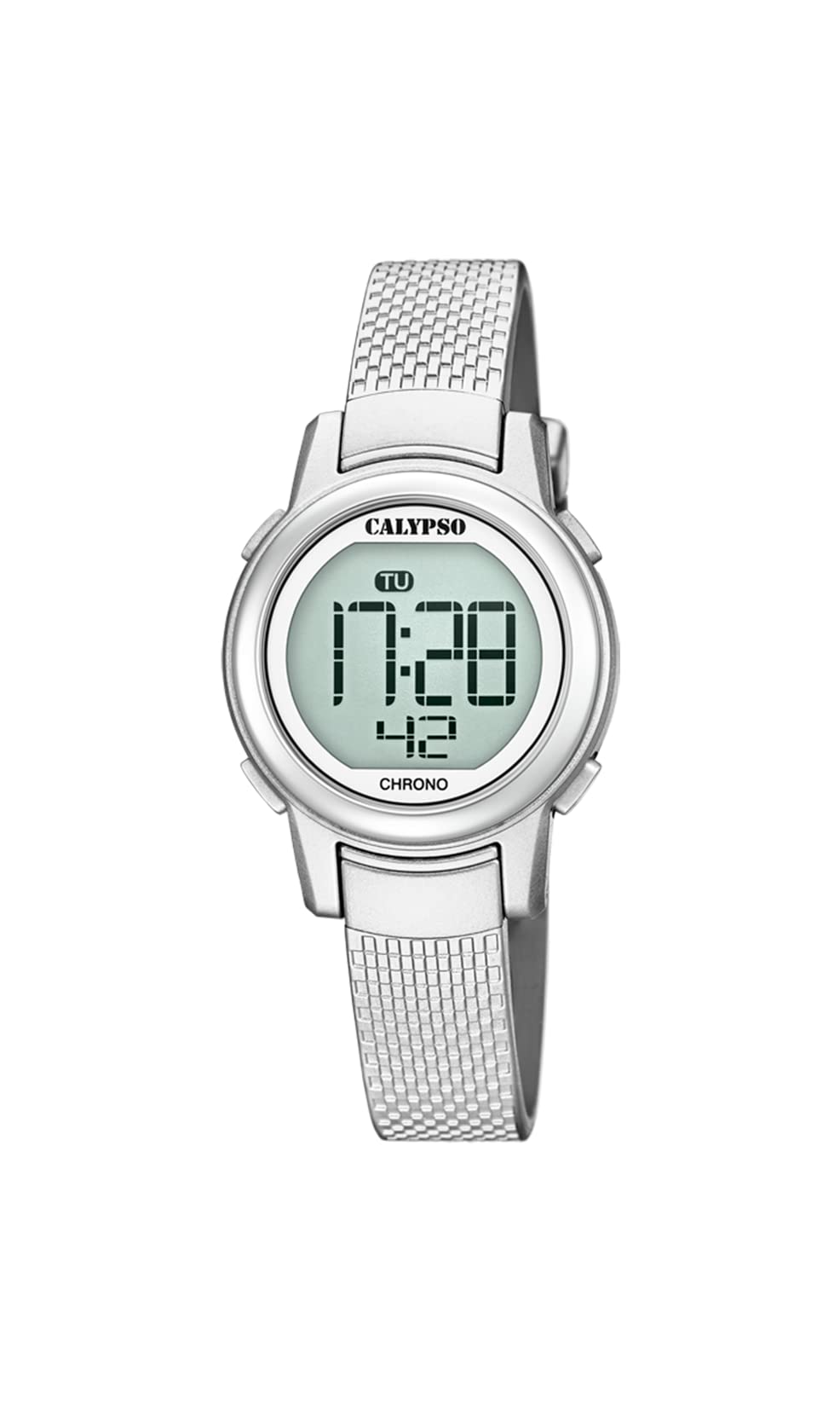 CalypsoWomens Digital Quartz Watch with Plastic Strap K5736/1