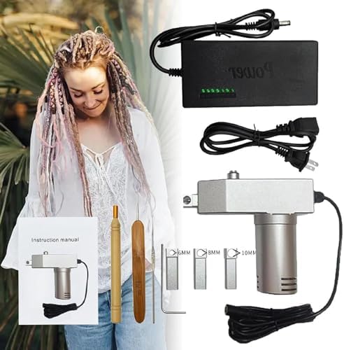 MNBVH Dreadlock Machine For Locs Electric, Instant Loc Machine For ...