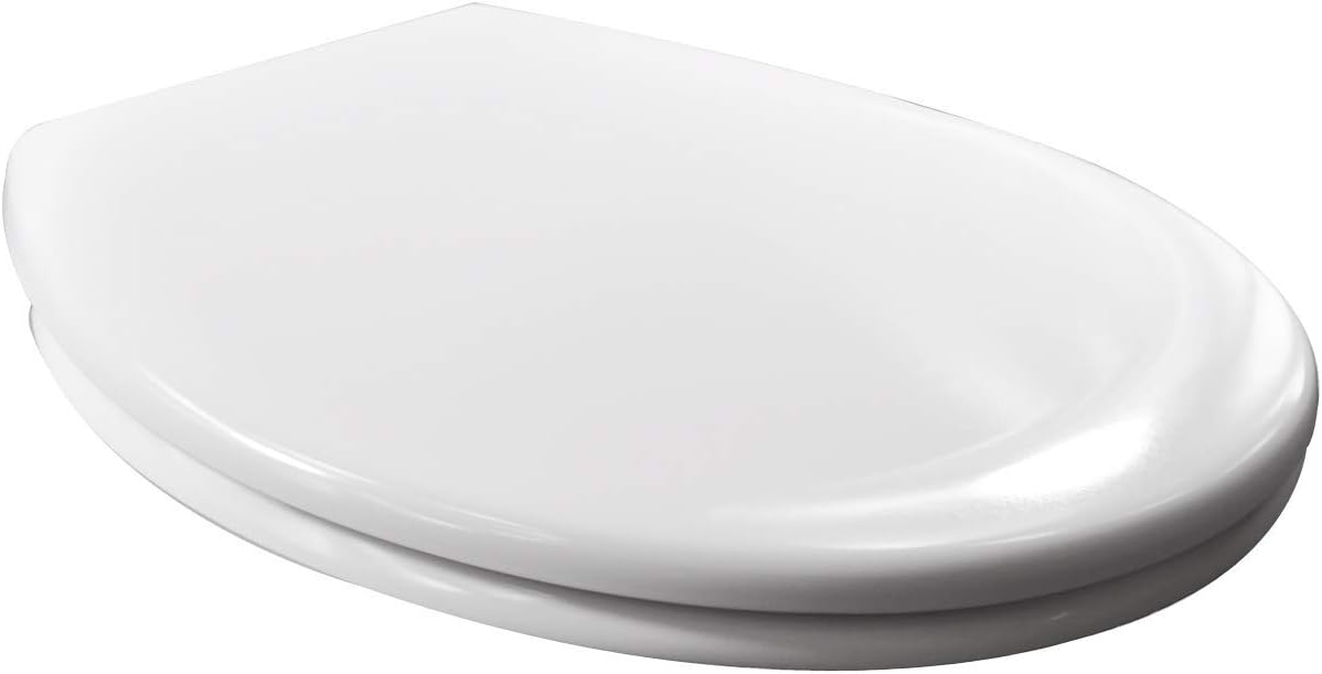 Kohler 201100 Brevia Elongated Toilet Seat with GripTight Bumpers