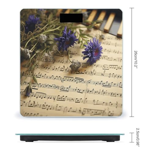 Báscula Digital de Baño con Pantalla LCD y Vidrio Templado miniatura 2