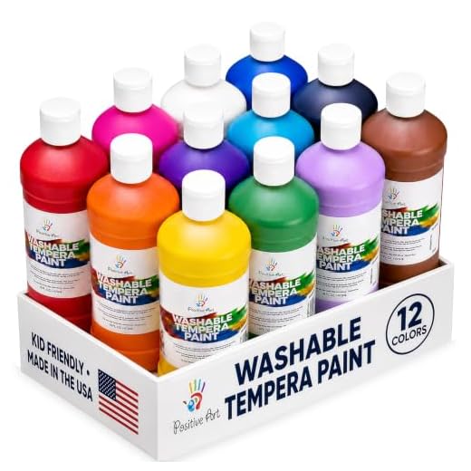 Washable Paint Set for Kids' Creations
