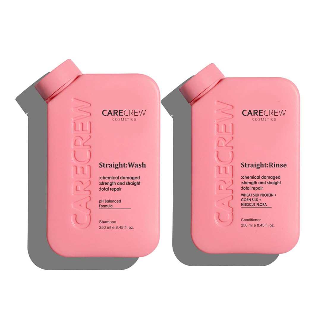Care Crew Nanoplastia Shampoo and Conditioner | Reduces hairfall upto 84% after treatment | Sulfate-Free & Color-Safe | Enriched with Wheat Silk Protein , Corn Silk , Hibiscus Flora | pH Balancing Formula for All Hair Types | Women & Men | 250ML ( Pack of 2 )-image-44