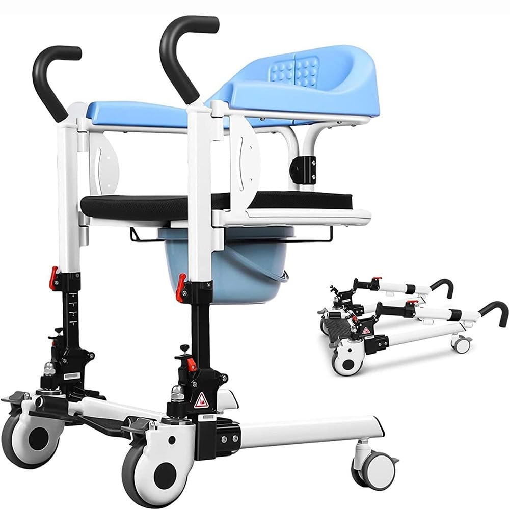 Amazon.co.jp: 患者リフト移乗用移動椅子、麻痺高齢者用昇降機、多機能
