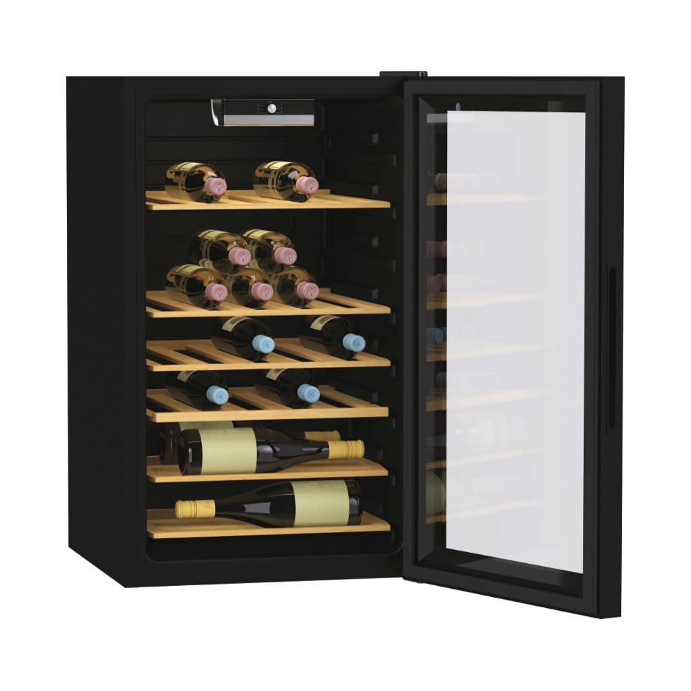 Cantinetta vino, n° 41 bottiglie, nero - CWC 150 MH