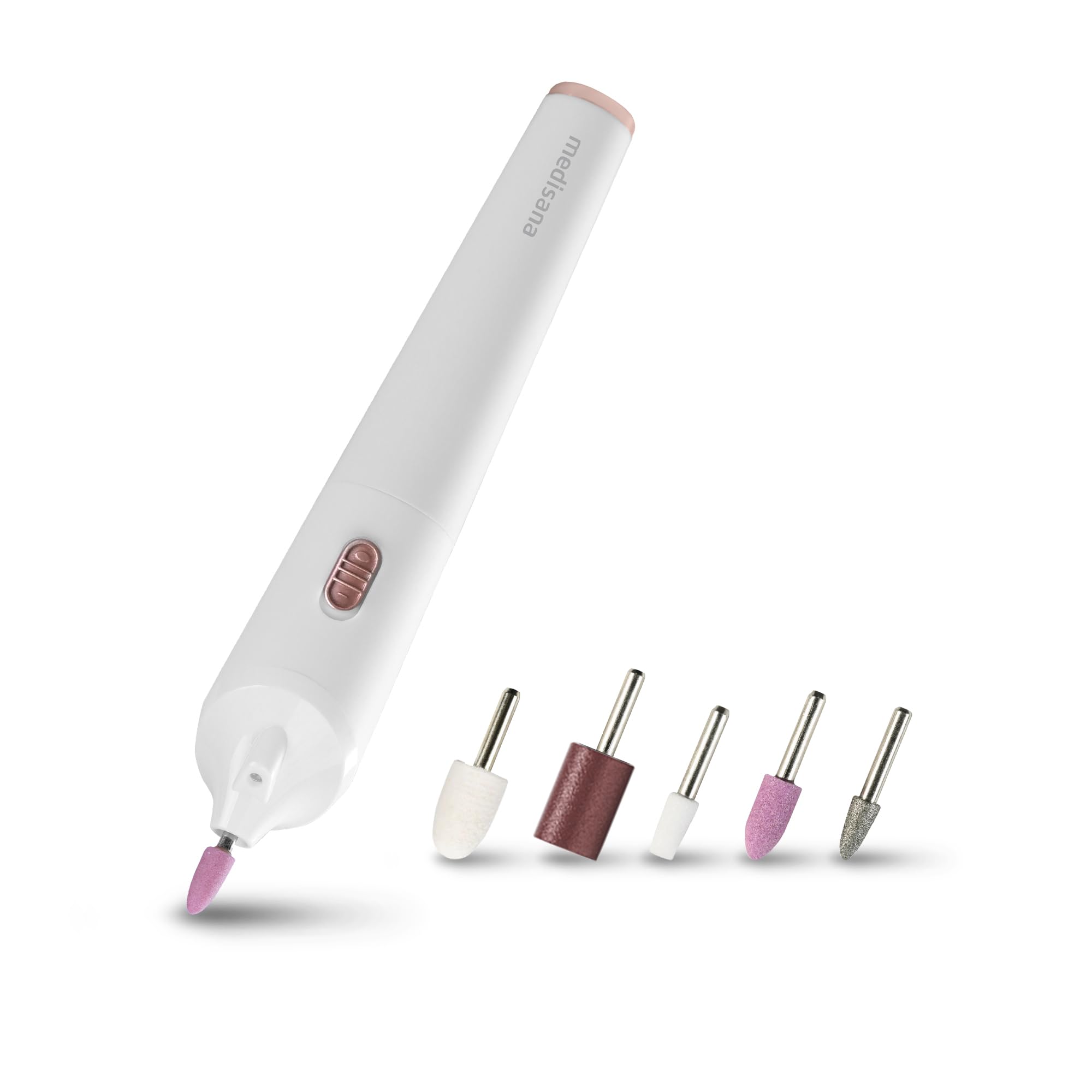 medisana MP 900 Kit manucure & pedicure électrique, lime a ongles, fraise à ongles et coupe cuticule ongle, pour le soin des mains et des pieds et le traitement des ongles, cuticules & callosités