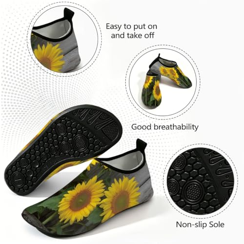 Calcetines acuáticos unisex de secado rápido para barcos 4
