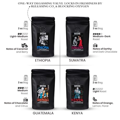 Spine Coffee Club 4-Pack Sampler
