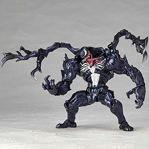 Jabubeagup 7Inch Venom Carnage Action Figure Collectible Venom Doll Model Pvc Toy Joints Movable, Includes Accessories #TOP5