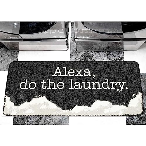 Benissimo Soft Woven Rugs, 24x56 Laundry Room Rug, 95% Cotton,