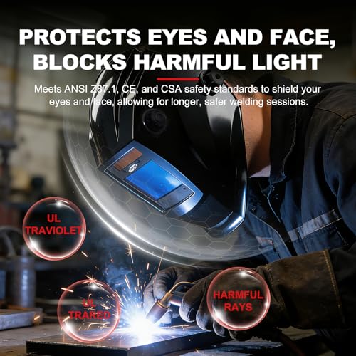 TOPDC Large Screen Welding Helmet