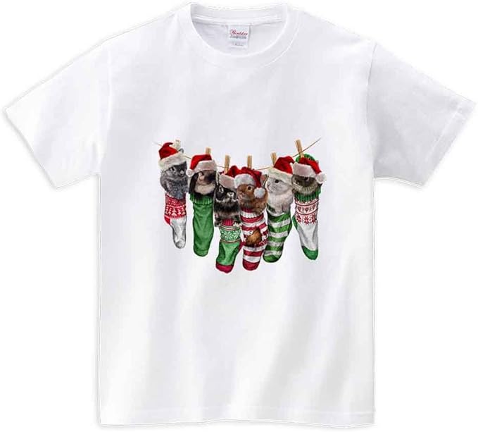 Amazon ノーブランド品 メリークリスマス うさぎ メンズ 半袖 Tシャツ オリジナルプリント 通販