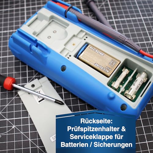 PeakTech P 2005 A – Digital Multimeter mit LCD-Anzeige – Strommessgerät mit 2000 Counts –...