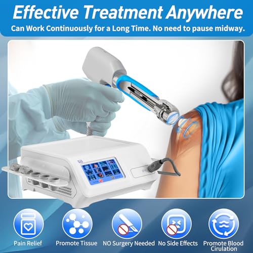Image of Shockwave Therapy Machine for Joint and Muscle Pain Relief, FSA /HSA Eligible Shockwave Therapy for Back, Leg, Elbow, Shoulder Non-Invasive ESW T Shock Wave Therapy Device