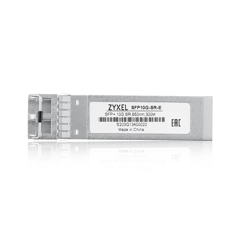 Zyxel SFP10G-SR-E modulo del ricetrasmettitore di rete Fibra ottica 10000 Mbit/s SFP+ 850 nm (SFP10G-SR-E-ZZBD01F - Zyxel SFP10G-SR SFP Plus Transceiver [300m] [10 pack])