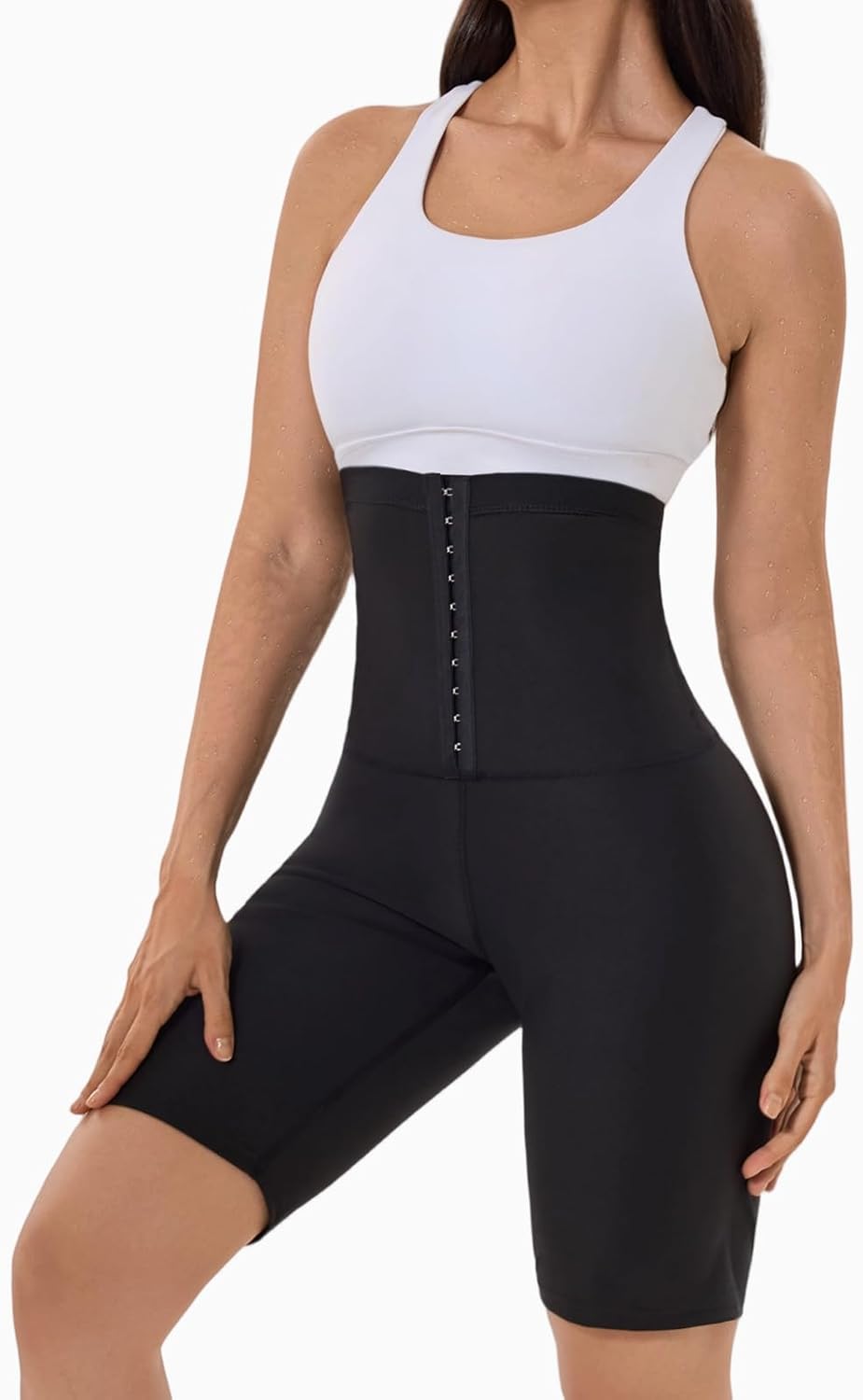 Sauna Sweat Short for Women Weight Loss High Waisted Pant Compression Workout Waist Trainer Sauna Shorts Body Shaper - Image 2
