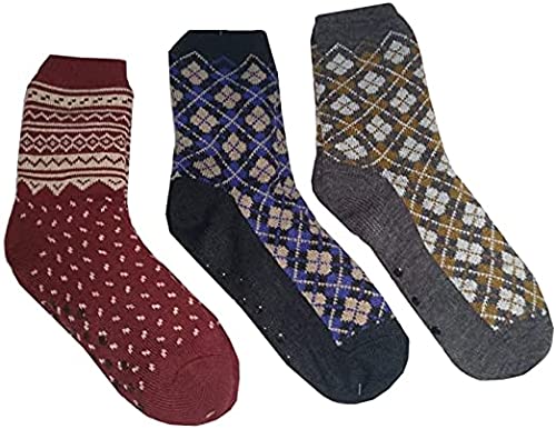 PAR DE MEIAS MASCULINA Meia De Lã Forrada, Inverno, Pelúcia meia quentinha Meias térmicas Meia Forra