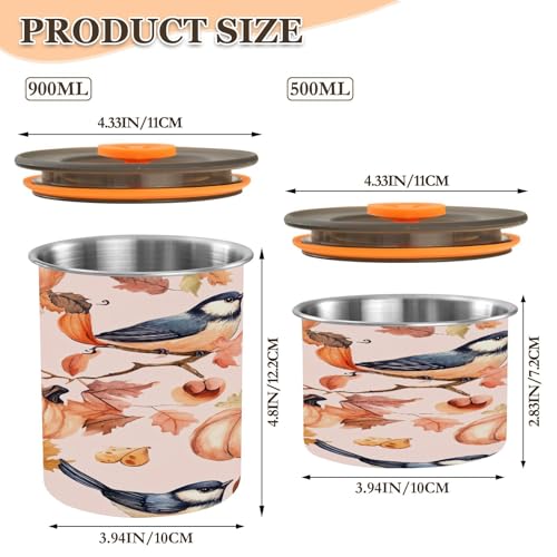 Contenedor hermético de acero para café al vacío 17oz miniatura 3