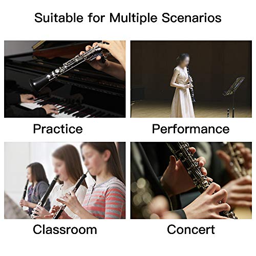 2 Pack Reusable Music Instrument Bell Cover, 3-3.3\" Ideal Bell Cover for Instrument Care Musical Instrument Accessories for Clarinet Cornet,black - Thumbnail 6