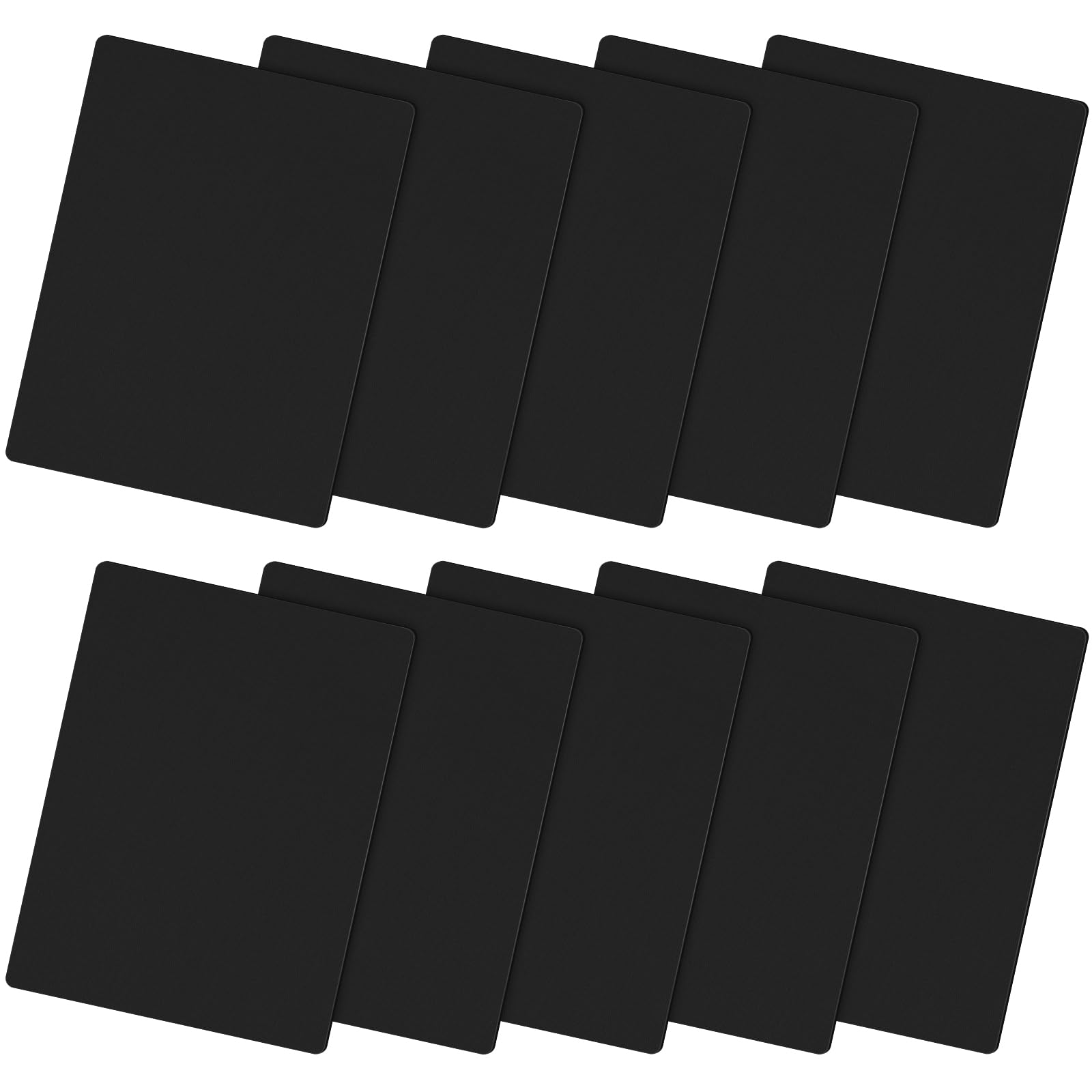 Euqvunn Nylon Repair Patch, 10 pcs Self-Adhesive Tent Repair Patch (20cm x 15cm), Heavy Duty Nylon, Water Resistant, Fabric Repair Tape for Tents, Jackets, Backpacks(Black)