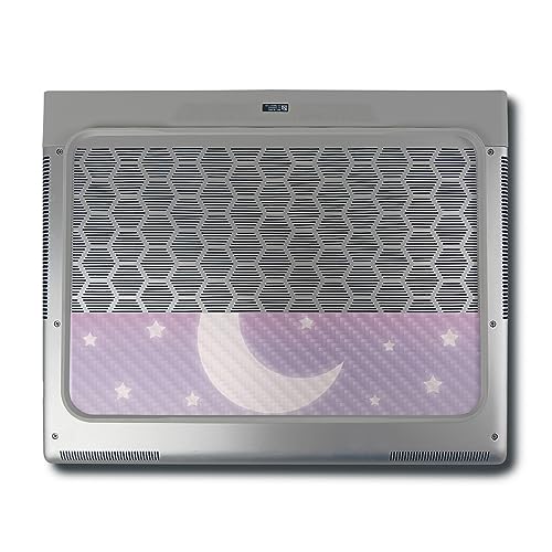 Image of MightySkins Carbon Fiber Skin Compatible with Alienware X16 R1 (2023) Full Wrap Kit - Baby Moon | Protective, Durable Textured Carbon Fiber Finish | Easy to Apply & Change Styles | Made in The USA
