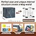 Magnetic Blocks-Build Mine Magnet World Sword Edition Mine Sword Caverns Magnet Building Craft Toddler Toys for Boys & Girls Age 3-4 4-5 6-8, Sensory Montessori Toys for Kids for 3+