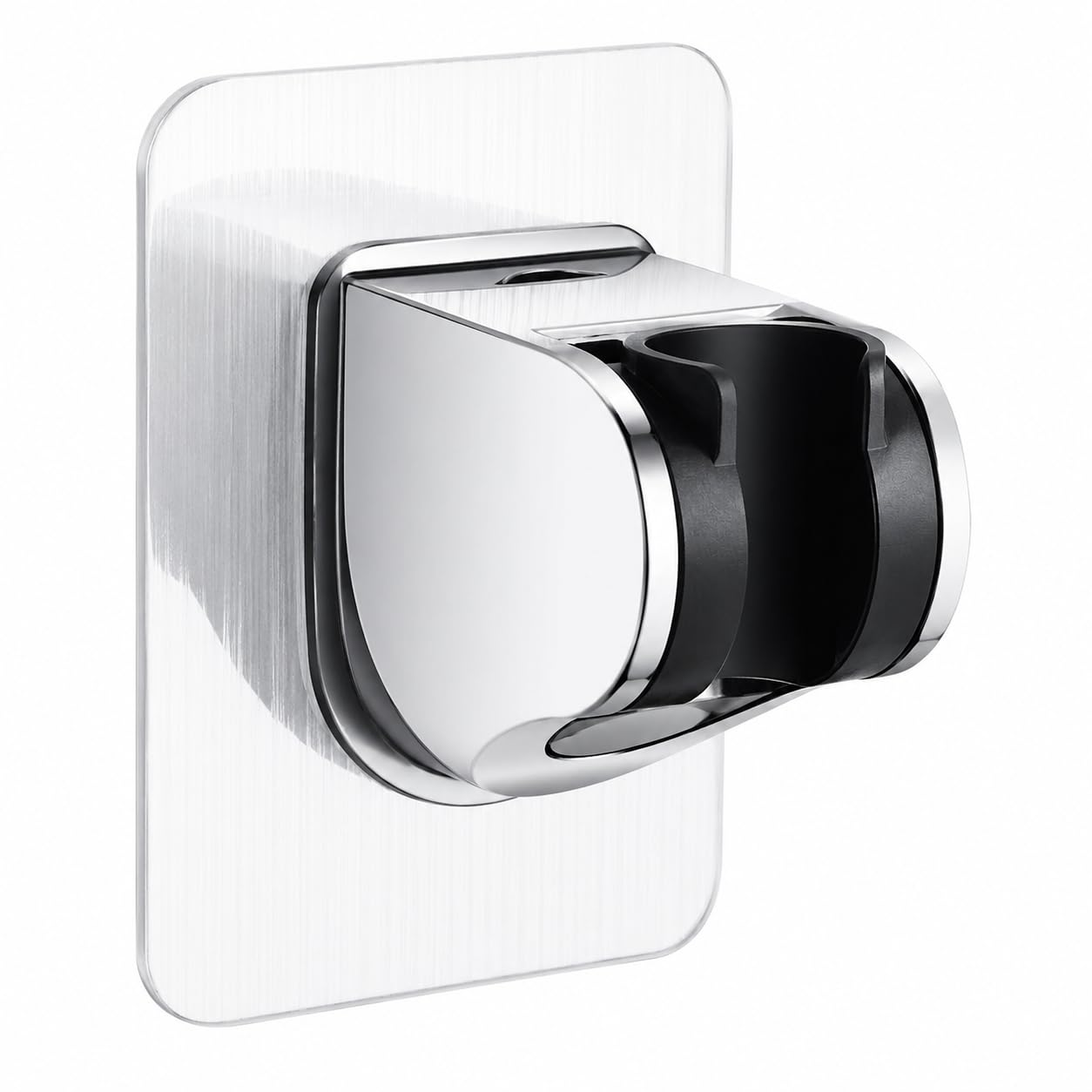 GwernKB Jet Spray Holder for Bathroom, Self Adhesive Hand Shower Holder, No Drill Wall Mount Health Faucet Holder, ABS Waterproof Shower Head Hook for Tiles, Marble & Glass, Silver-image-25