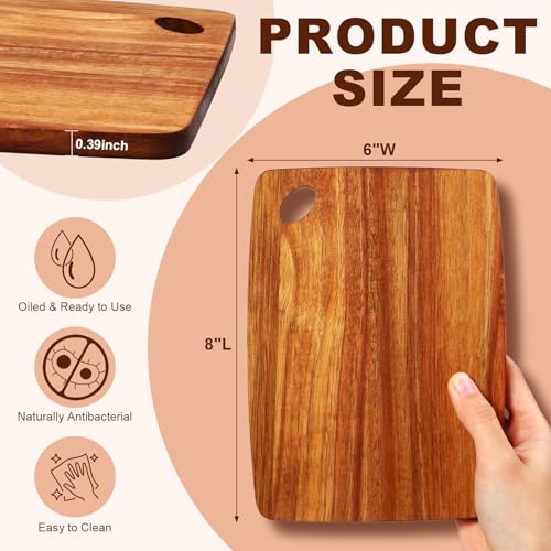 FoldTier 12 Piezas Tablas de Cortar de Madera Acacia miniatura 2