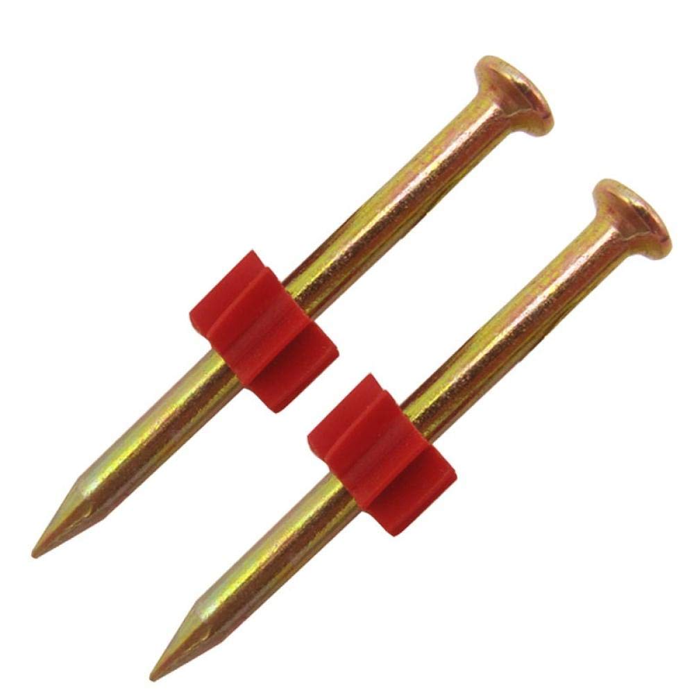 Clavo para mampostería de hormigón, Clavos de Acero for Cemento endurecido, Clavos for Disparar, Clavos for Cemento, Clavos de Acero,(22mm (100 Pieces))