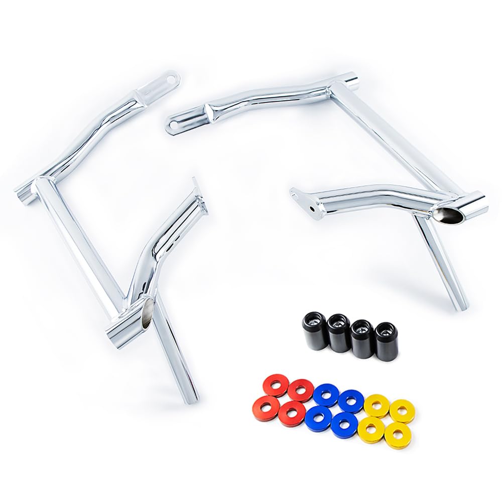 M Maintenanse Saddle Bag Guards for Harley Touring Street Glide Road Glide Road King Electra/Ultra (2009-2025) (Chrome)