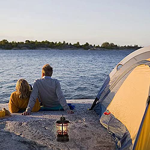 Lanterna vintage Flame, LED LED di ricarica USB