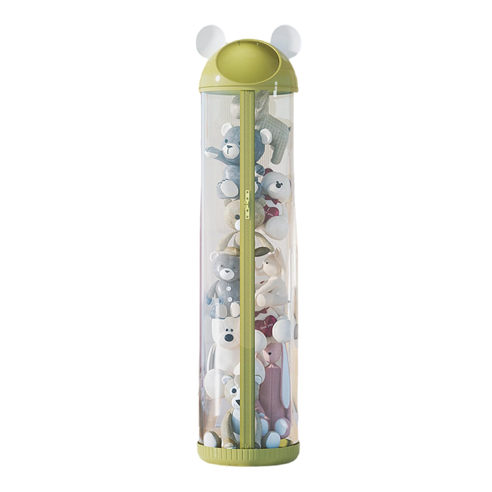 Toy Storage, Plush Animal Storage Tube,Vertical Toy For Stuffed Animals(Green,172 * 30cm)