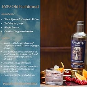 Sipsmith Origin 1639 Gin, 42% ABV, 70cl – Sipsmith