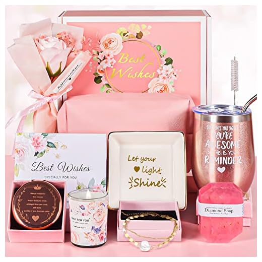 Caixa de presentes para mulheres exclusiva de aniversário para mulheres, sua mãe, esposa, irmã, amiga, colegas de trabalho, dia das mães, dia dos namorados, Natal, cesta de presente, conjunto de relaxamento feminino