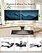 HUANUO Keyboard Tray Under Desk, Adjustable Ergonomic Keyboard & Mouse Tray, Flat Bottom Or Cross Beam Installation, Smooth Sliding Keyboard Holder for Typing in Home Office, Easy Setup, 25″W x 9.84″D