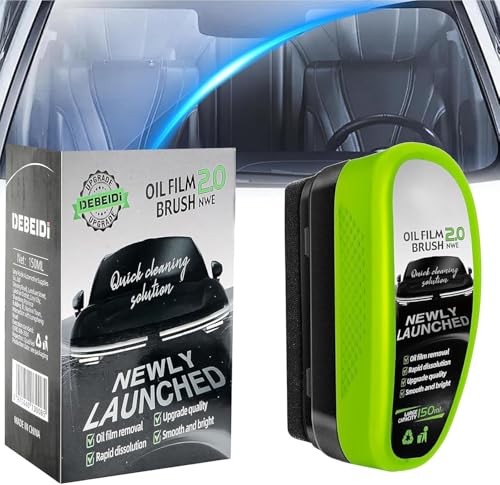Oil Film Brush Clear Vision Autoglasreiniger Automotive Oil Film Cleaning Brush 2.0 Upgrade Clearvision Glass Cleaner Clearvision Car Windshield Cleaner verbessert klare Sicht bei Regen