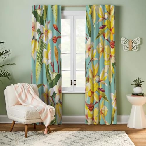 NIBAINLO �Ռ��J�[�e�� �A�W���X�^�[�t�b�N��,���B���e�[�W�X�^�C���̉��F���v�������A�̉� �h�� �f�M �ۉ� �h�� �Q���p ���r���O�p �􂦂� ������� �Ԏd�؂� ����ډB�� �ȃG�l ����, ��135 cm x ��100 cm, 2���g