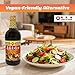 Wan Ja Shan Vegetarian Mushroom Oyster Sauce, 33.8 fl. oz. VEGAN. NON-GMO. NO MSG ADDED. 100% Naturally Brewed. No Chemical Soy Sauce.No Caramel Coloring.