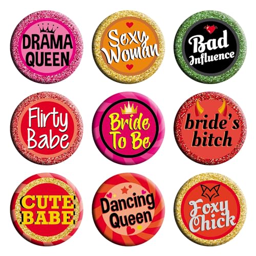exciting Lives - Bachelorette Party Badges - Gift for Women, Girl...